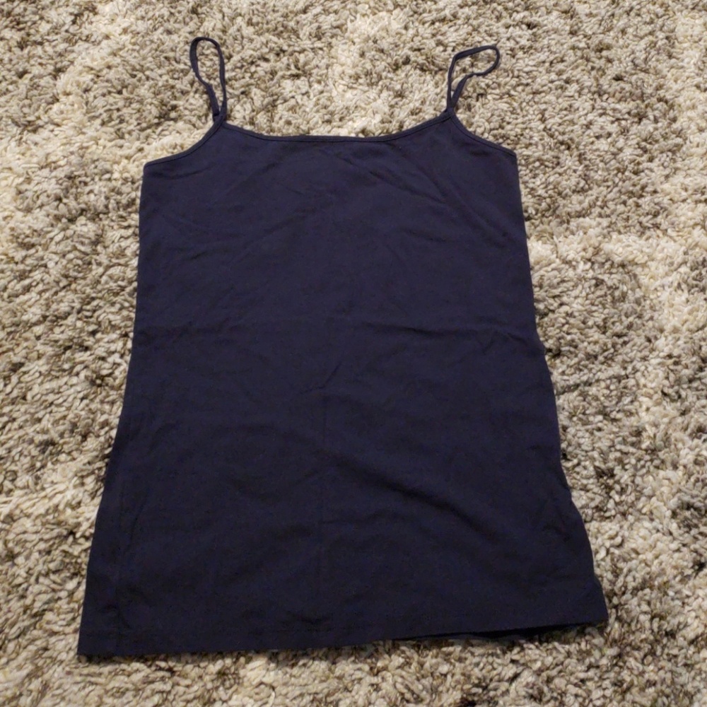 LOFT Navy Tank Top